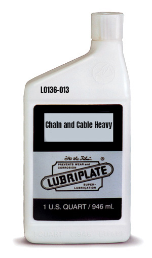 LUBRIPLATE PETROLEUM-BASED CHAIN/CABLE FLUID L0136-013 (12*2 Lb/Case)